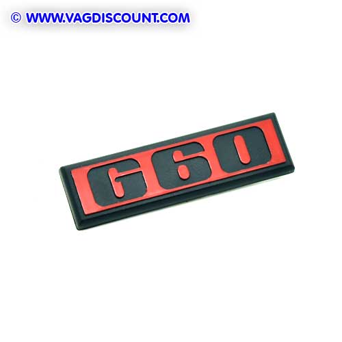 Badge Embleme Sigle Golf Corrado G60 Coffre